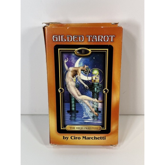 Gilded Tarot Cards Deck by Ciro Marchetti Divination Complete Set - Picture 13 of 13